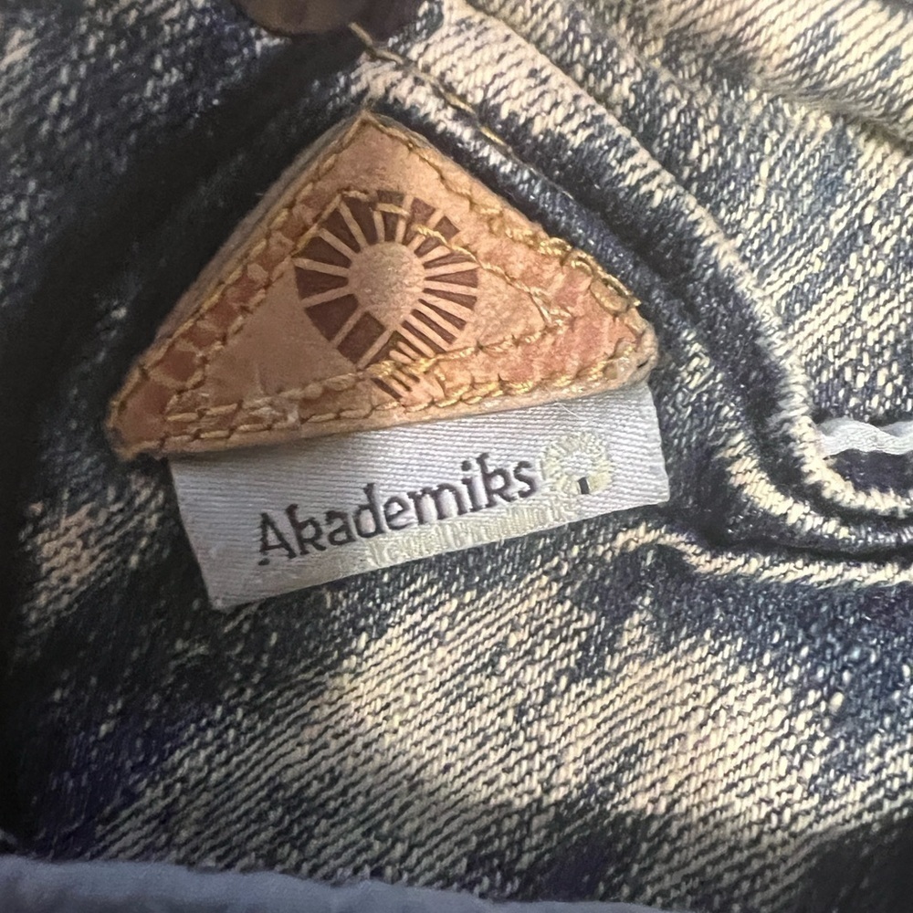 NWT Y2K Men's 38x34 Akademik's White Cloud Warriors Jeans🔥🔥 (D4) - Picture 6 of 13